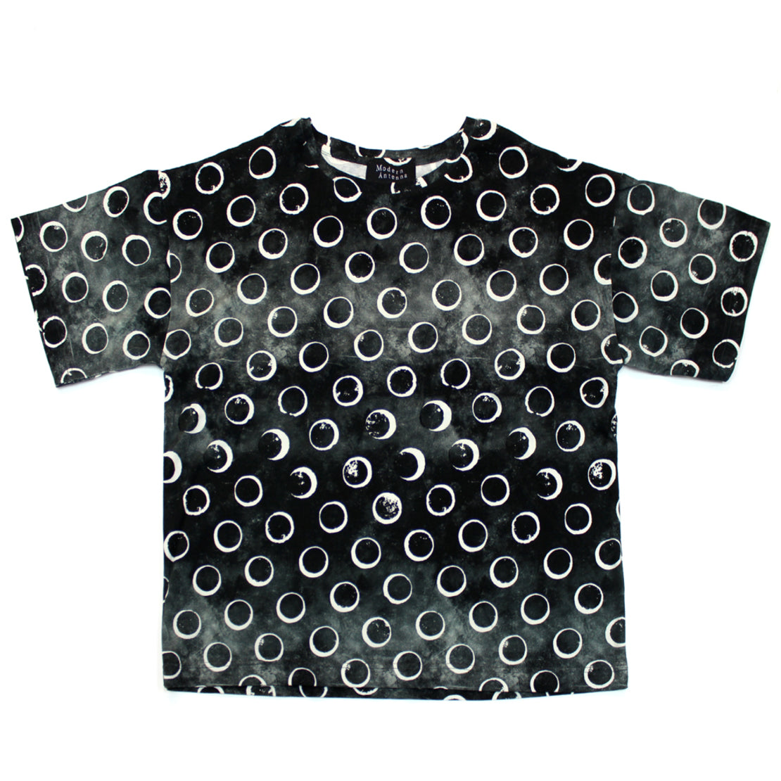 モダンアンテナ 【Tシャツ】坂道dot / 黒 送料無料 - Arts Clothes